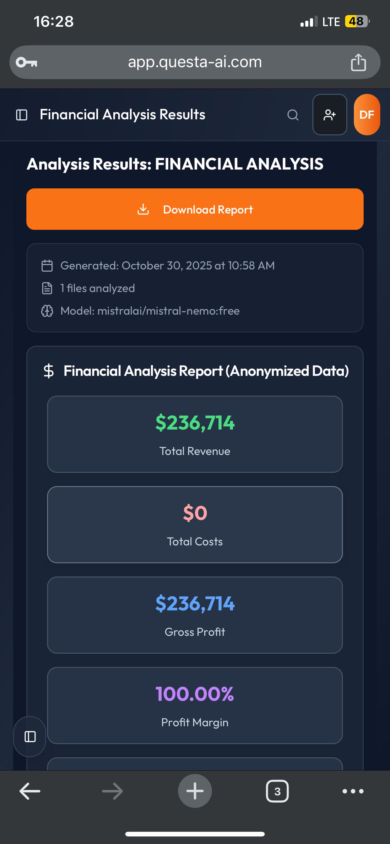 Analyze with any AI!
