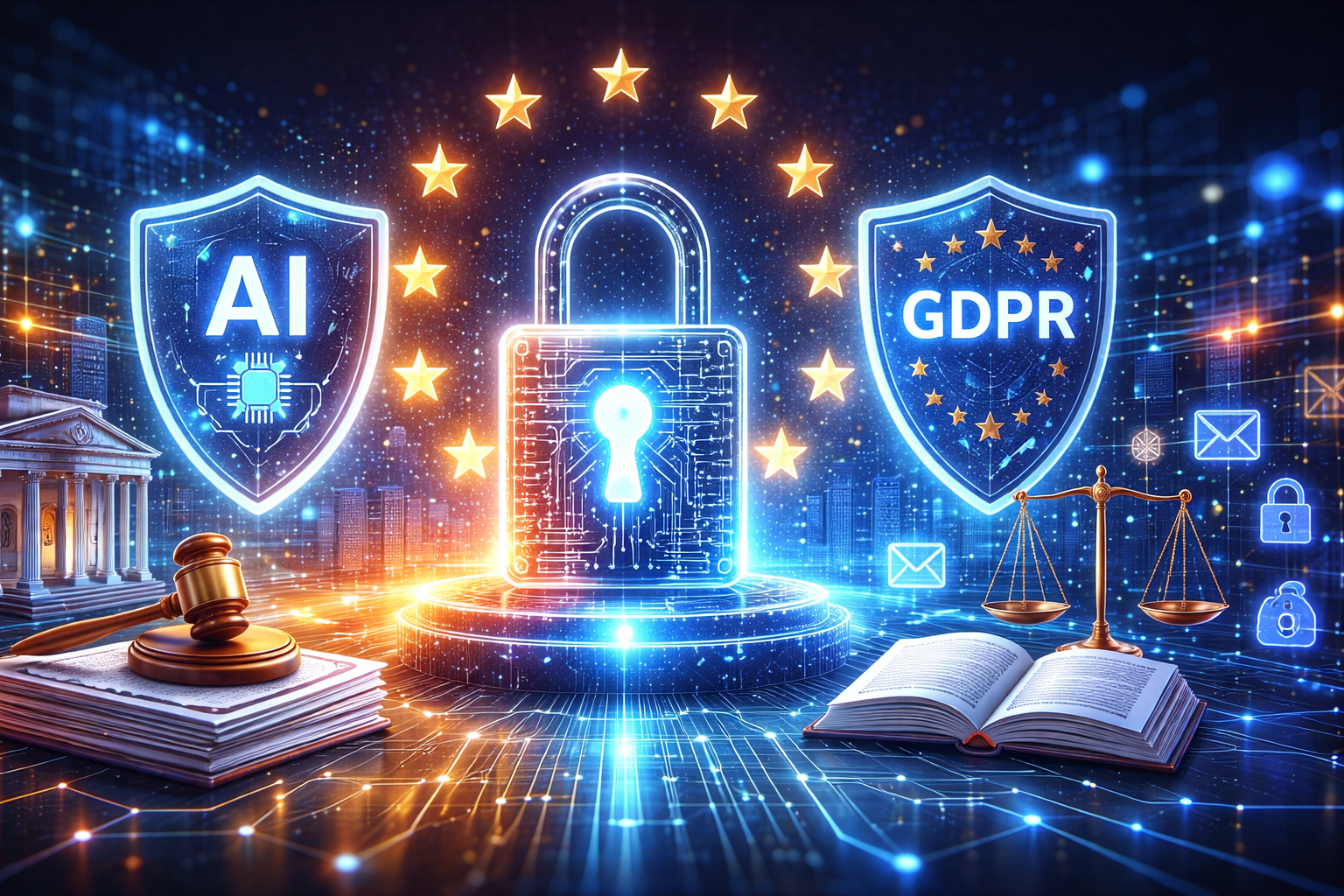 The AI Act Meets GDPR